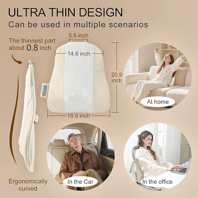 Masseur de dos et de cou sans fil avec avec infrarouge et chaleur – جهاز تدليك إحترافي بخاصية التسخين