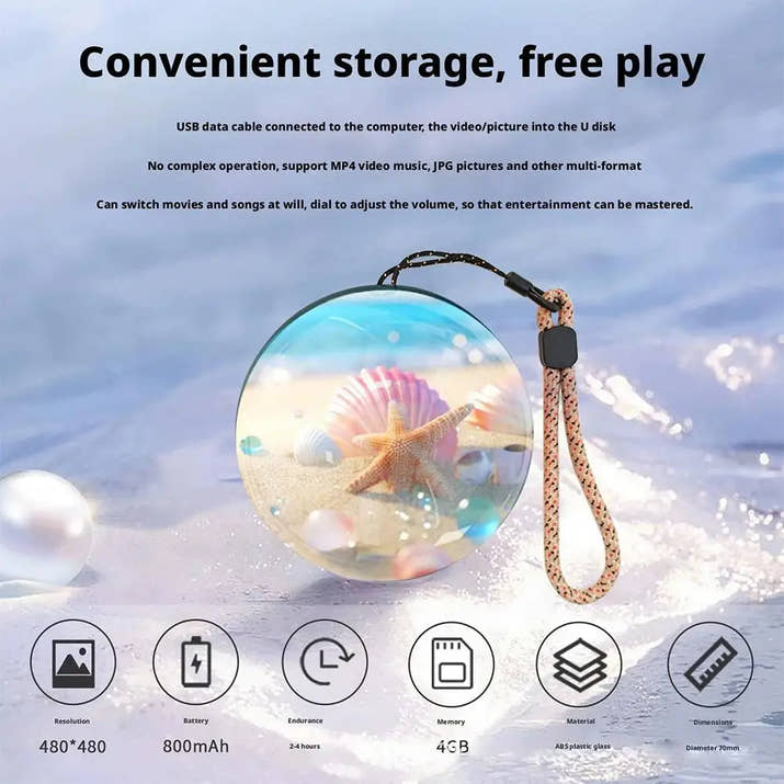 مصباح الكرة الزجاجية الفنية القابلة للتخصيص ™