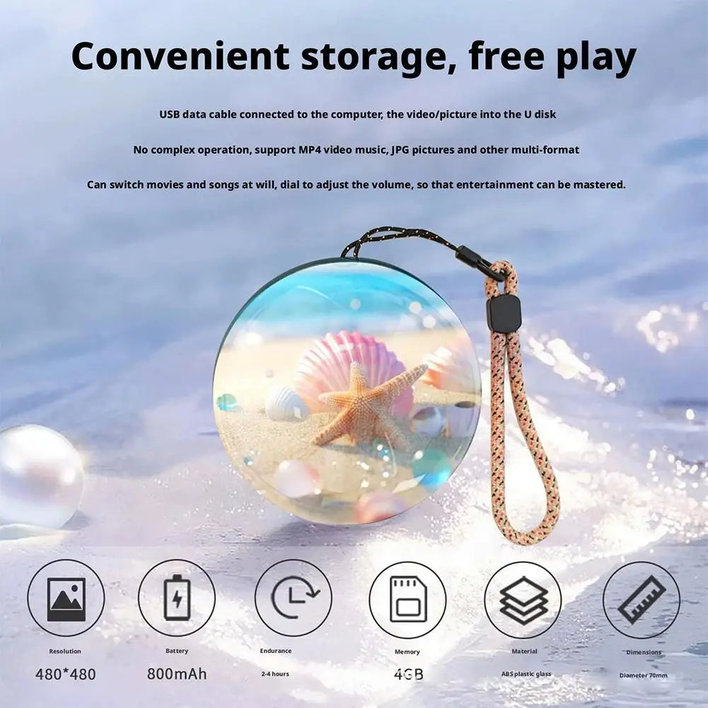 مصباح الكرة الزجاجية الفنية القابلة للتخصيص ™